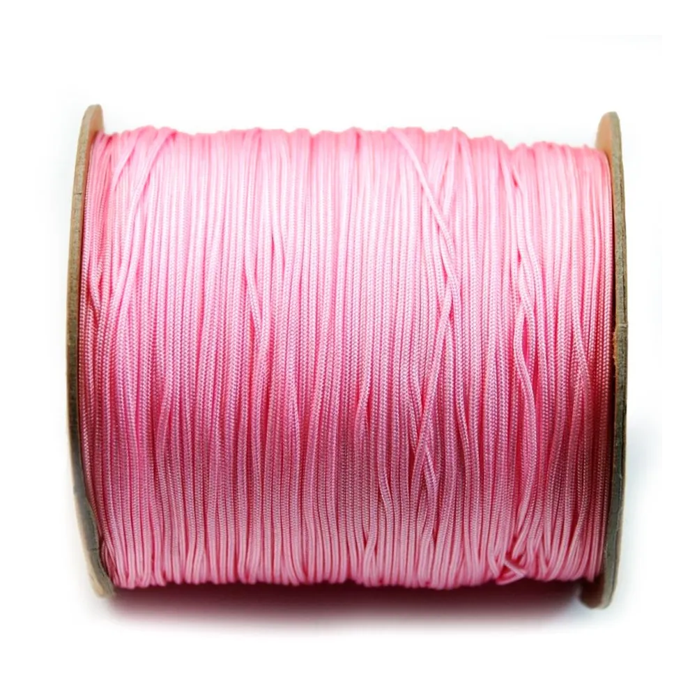 Fil polyester rose 1 mm x 2 m