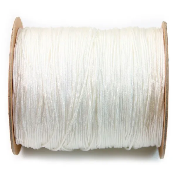 white Thread polyester 1mm x 2 m