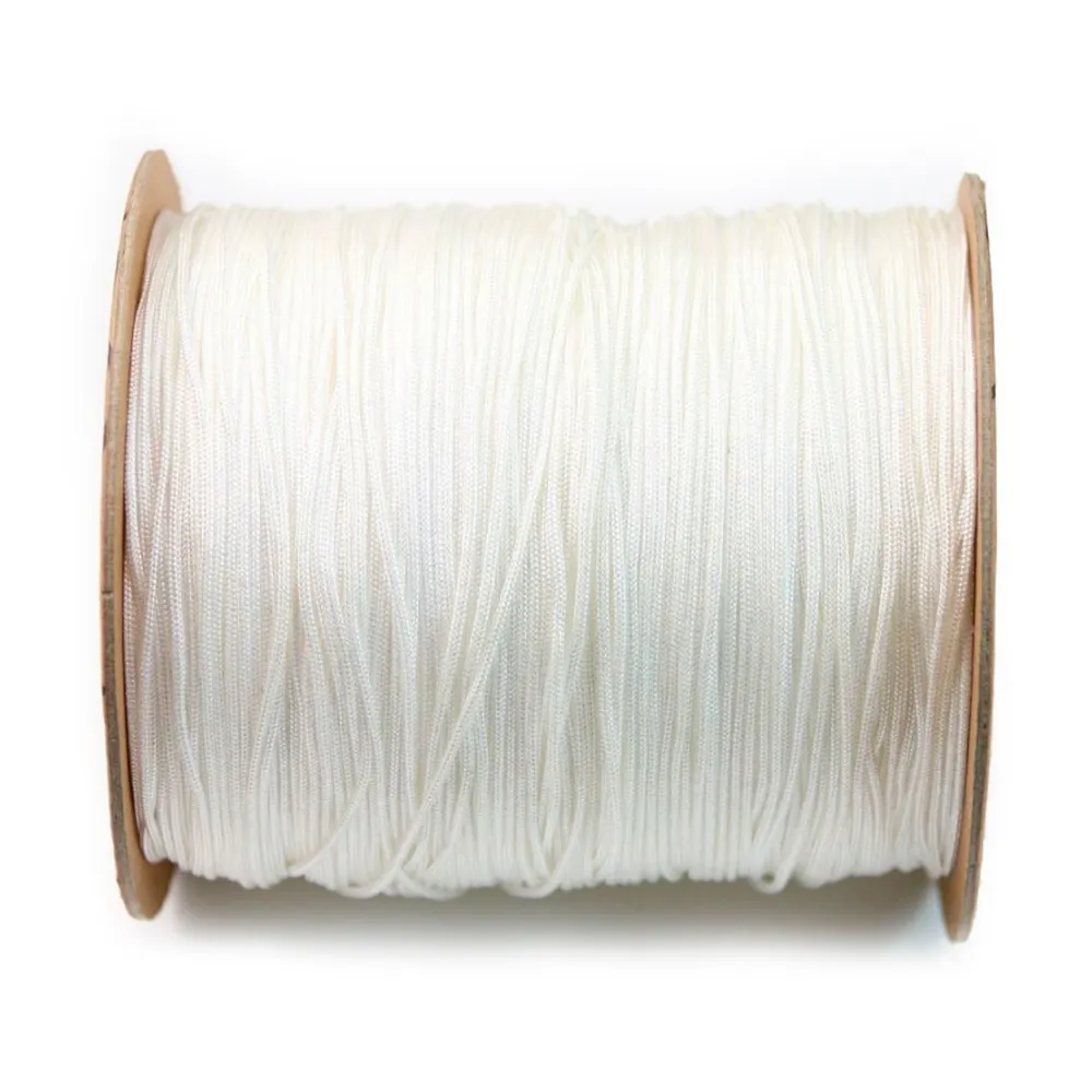 Fil polyester Blanc 1 mm x 2 m