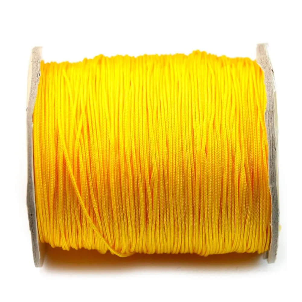 Fil polyester jaune 1mm x 250 m
