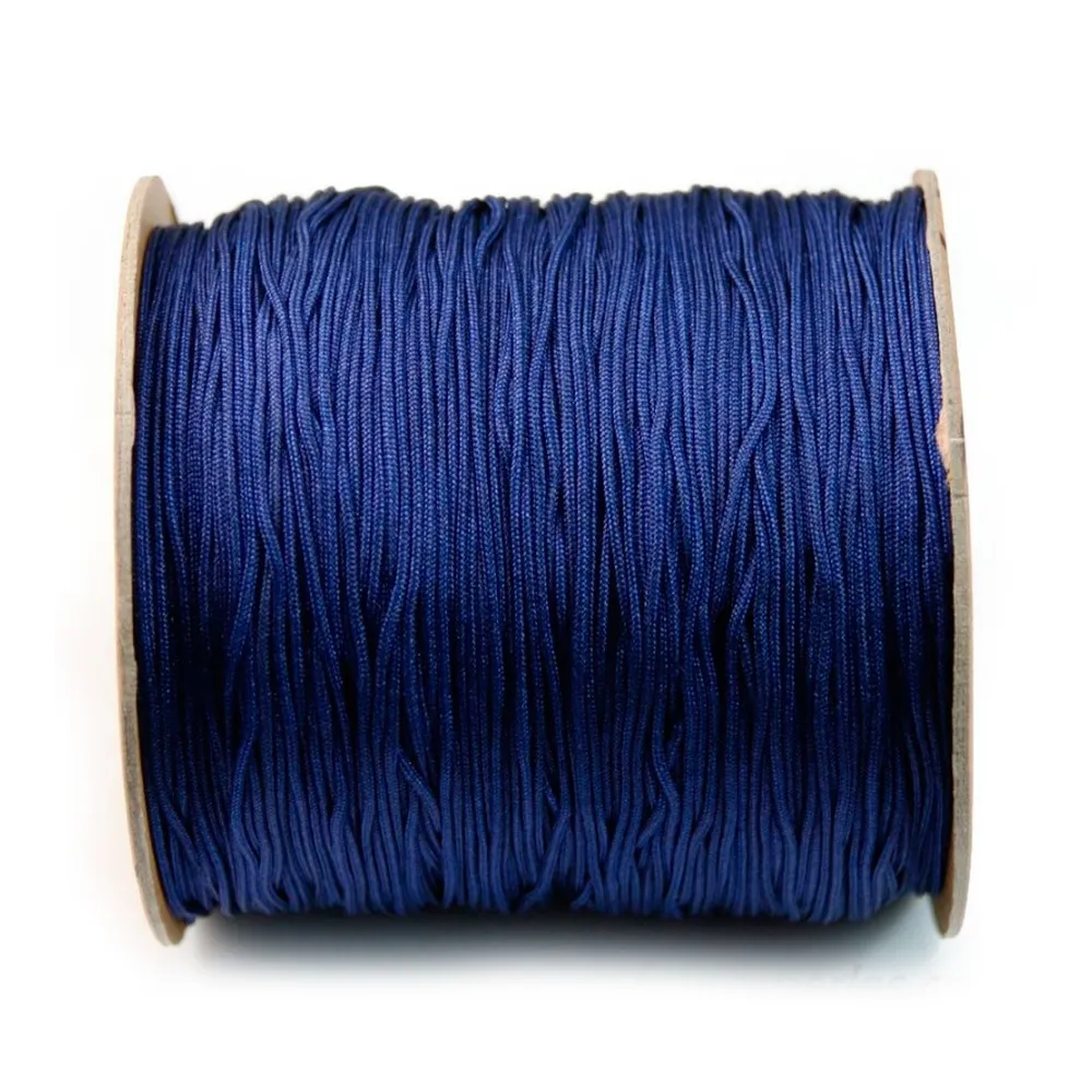Fil polyester bleu marine 1mm x 250 m