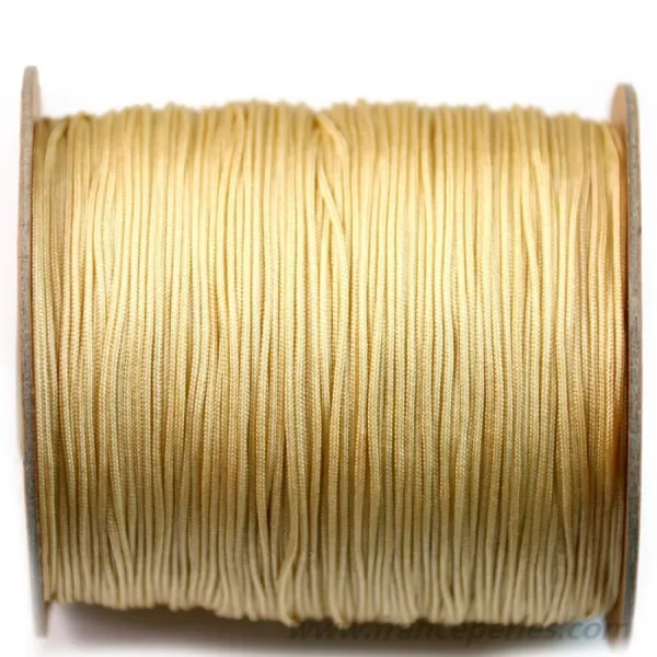 Beige thread polyester 1mm x 2m