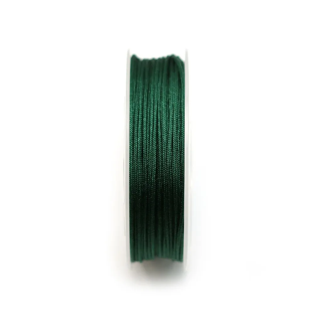 Glittery black thread polyester 1.2mm x 25m