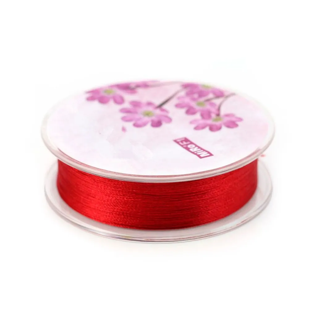 Fil polyester rouge 0.3 mm x 300m