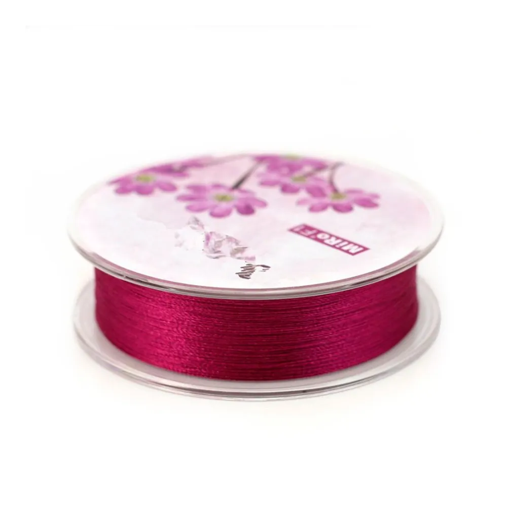 Fil polyester cerise 0.3 mm x 300m