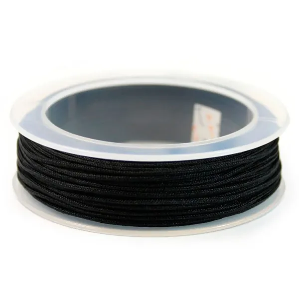 Fil polyester noir 1.50 mm x 15 m