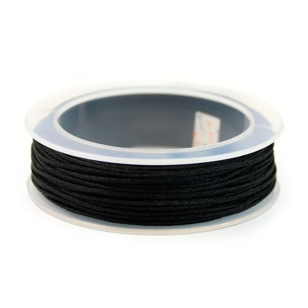 Fil polyester noir 1.50 mm x 15 m