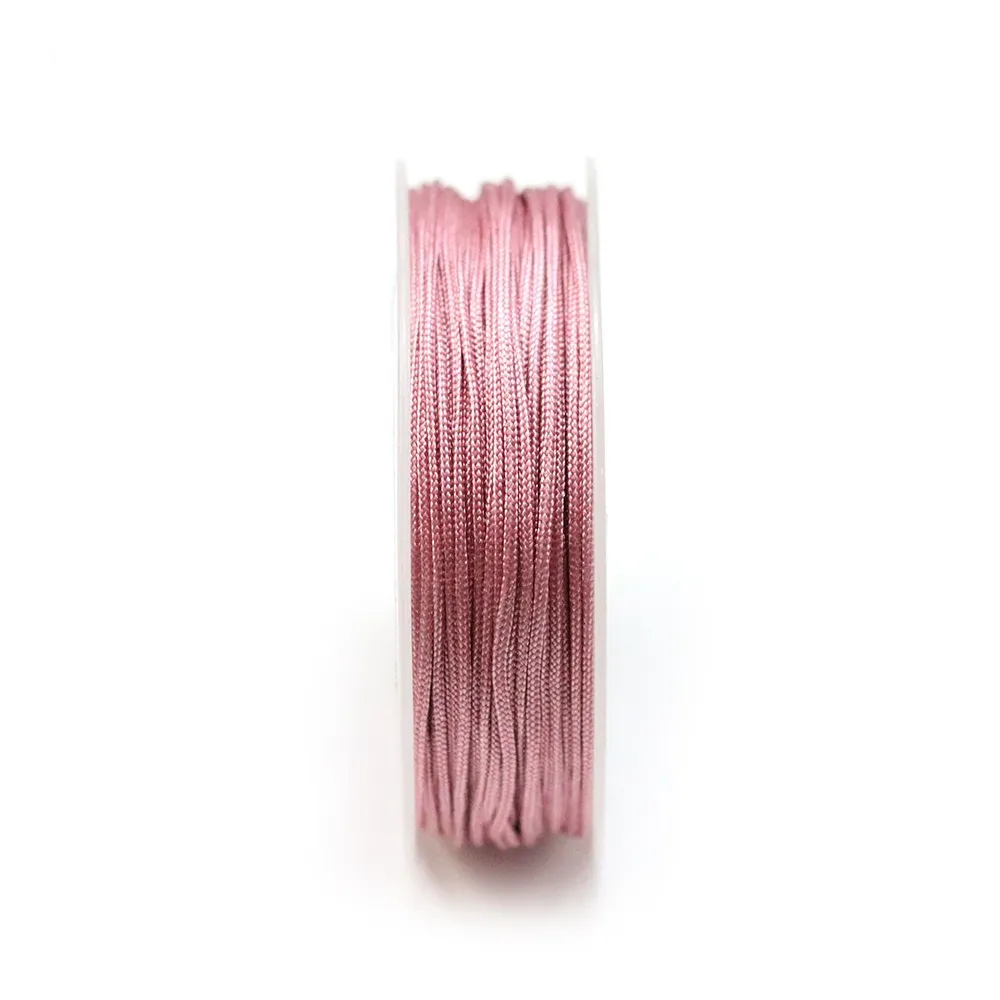 Fil polyester rose foncé irisé 1.5mm x 15m