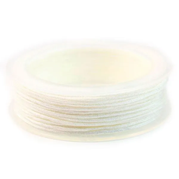 Fil polyester Blanc 1.5mm x 15 m