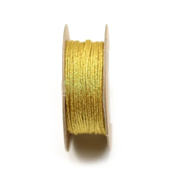 Fil polyester doré 1mm x 18m