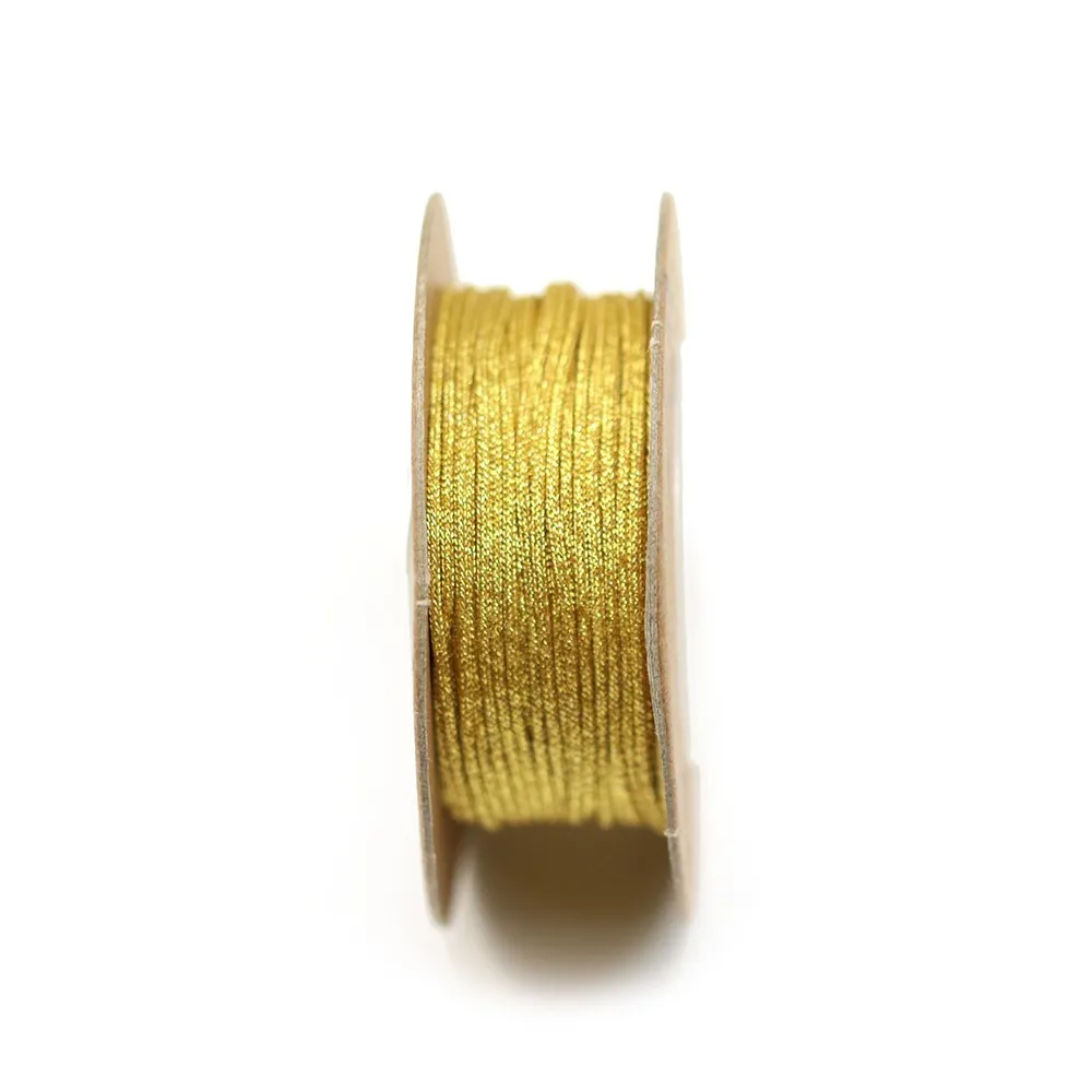 Fil polyester doré 1mm x 18m