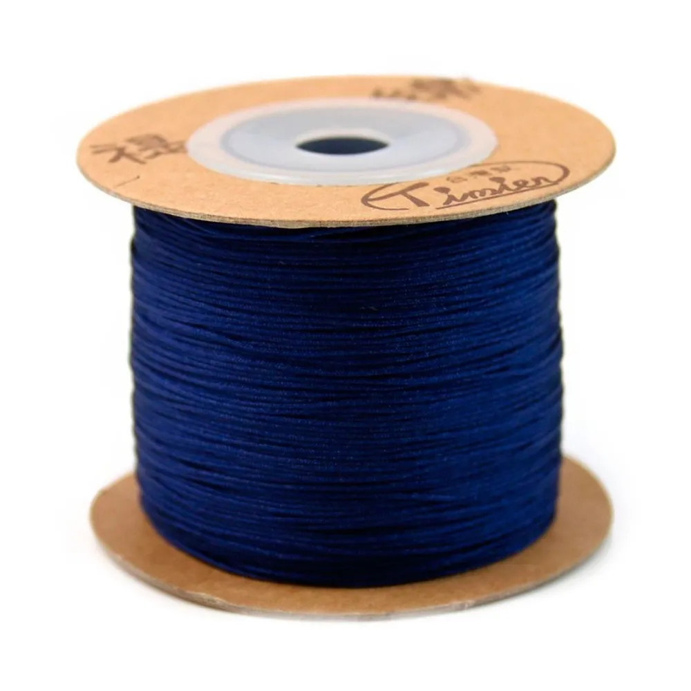 Fil polyester bleu marine 0.5 mm x 180m