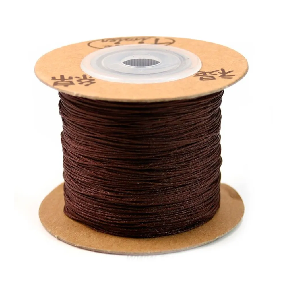 Fil polyester marron 0.5 mm x 5 m