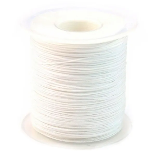 Fil polyester Blanc 0.5mm x 5 m