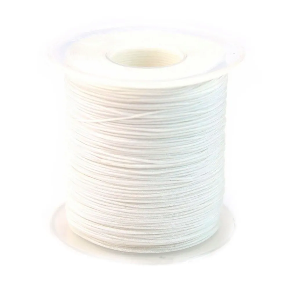 Fil polyester Blanc 0.5mm x 5 m