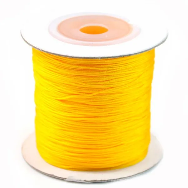 Fil polyester Jaune 0.6 mm x 5 m