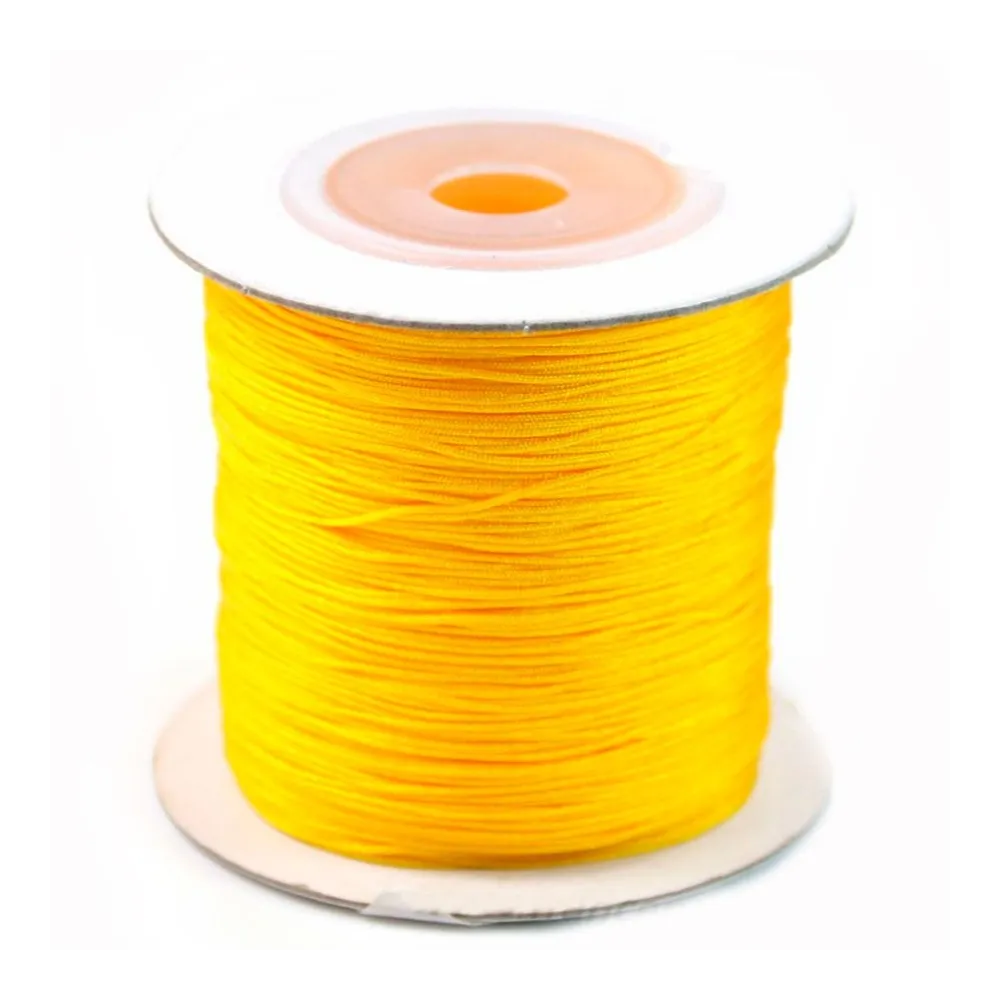 Fil polyester Jaune 0.6 mm x 5 m