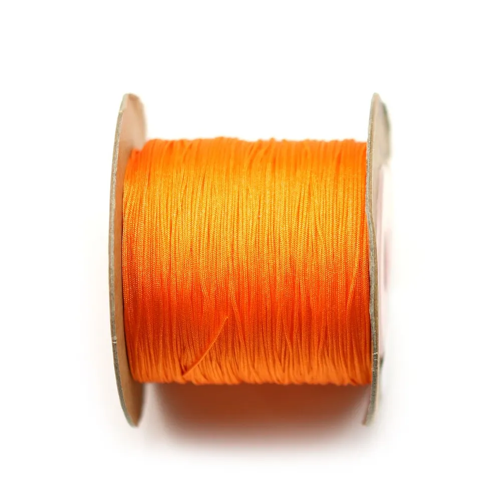 Orange thread polyester 0.5mm x 180 m