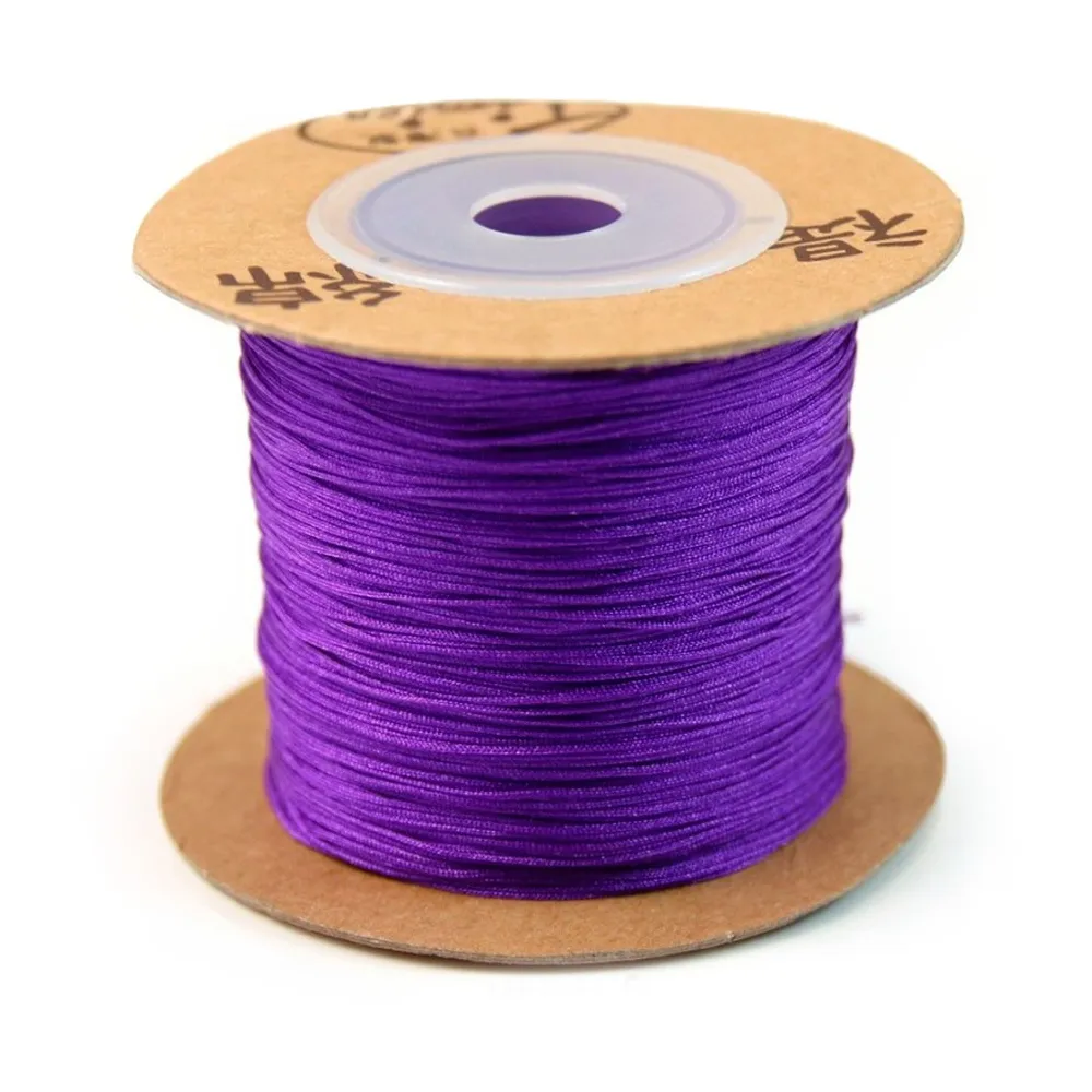 Fil polyester améthyste 0.5 mm x 5m