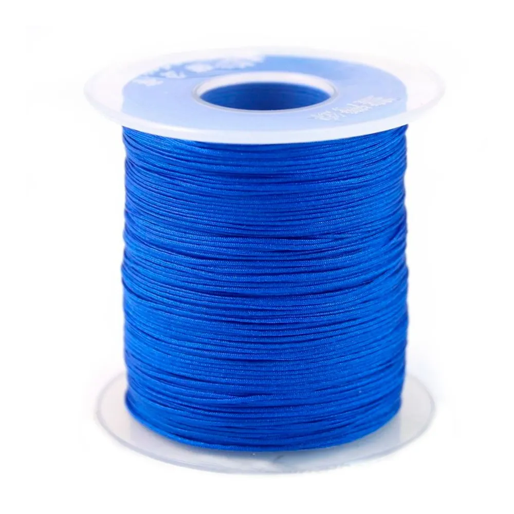 Fil polyester bleu saphir 0.5 mm x 5 m