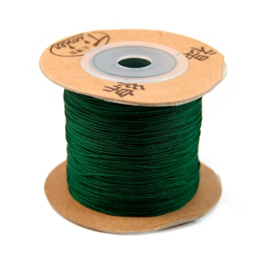 Fil polyester vert impérial 0.5 mm x 180 m
