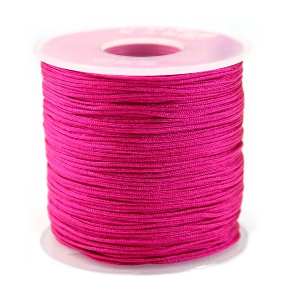 Fil polyester fuchsia 0.8 mm X100m