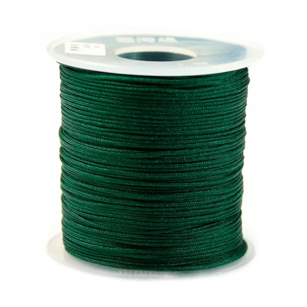Fil polyester vert mente 0.8 mm x 5 m