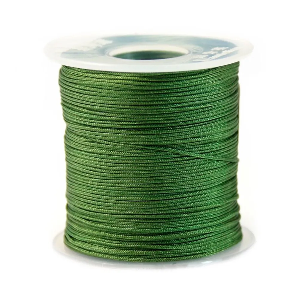 Fil polyester vert herbre 0.8mm x 5m