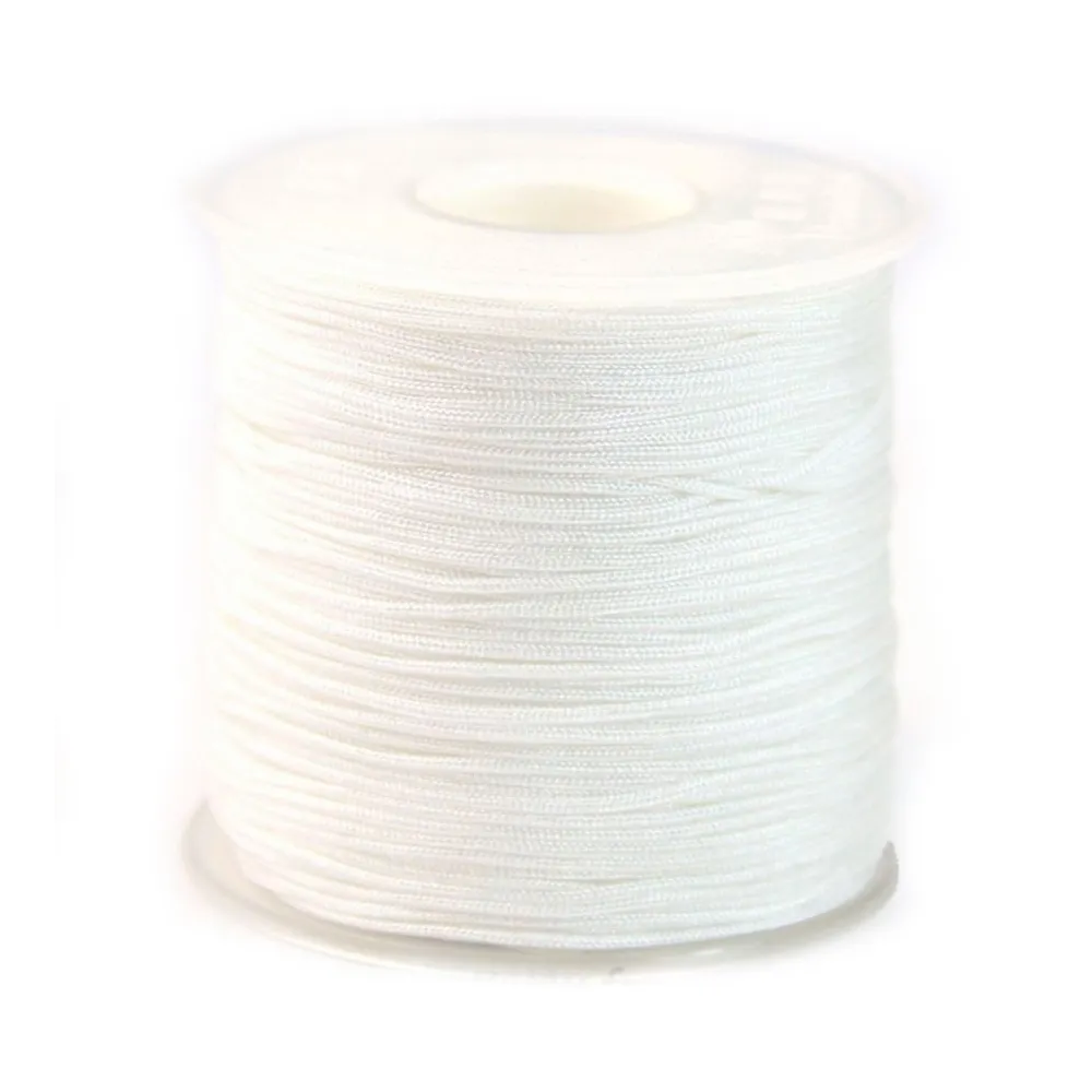 Fil polyester Blanc 0.8mm x 5 m