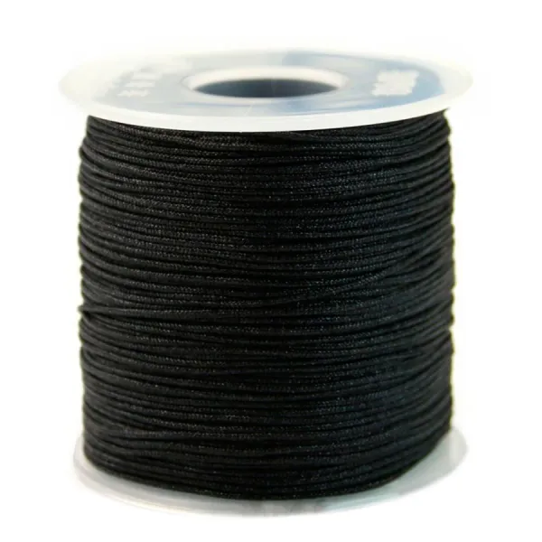 black Thread polyester 0.8mm x 100 m
