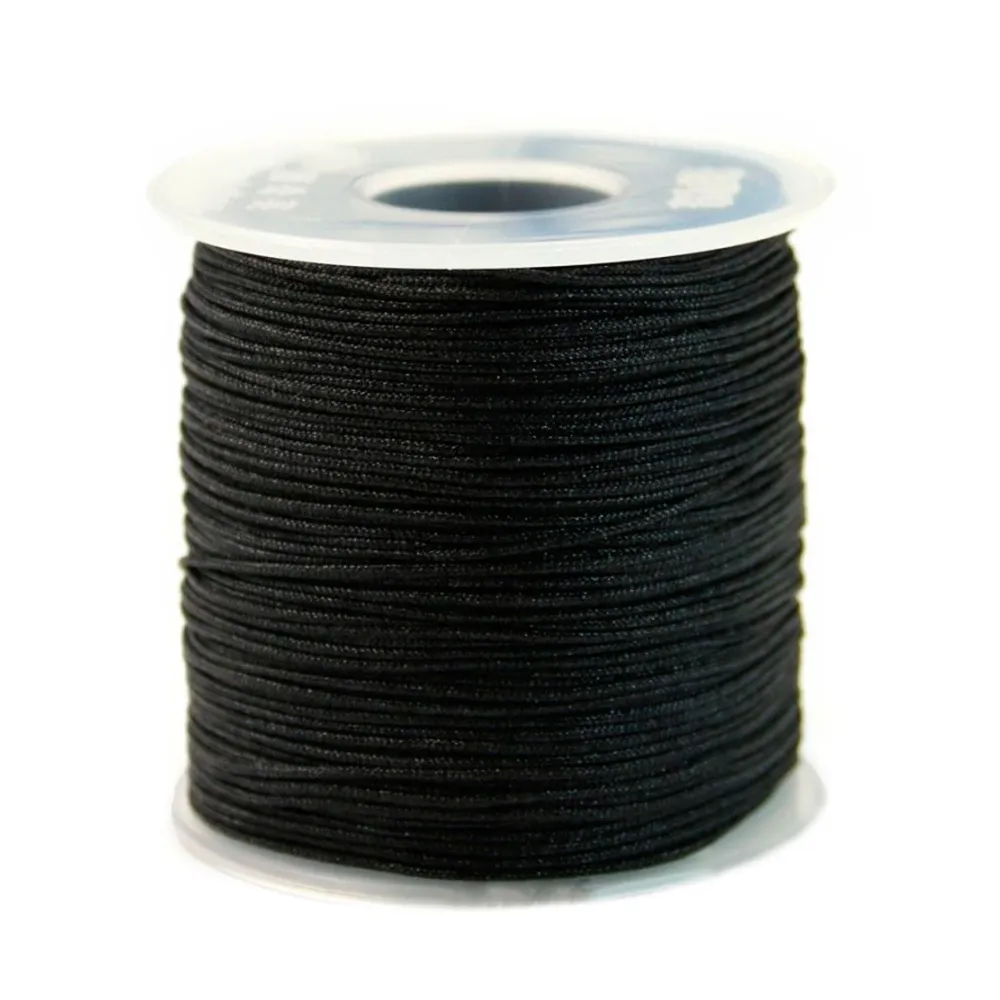 Fil polyester noir 0.8 mm X100m
