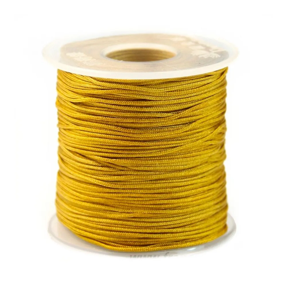 Fil polyester dore 0.8 mm X100m