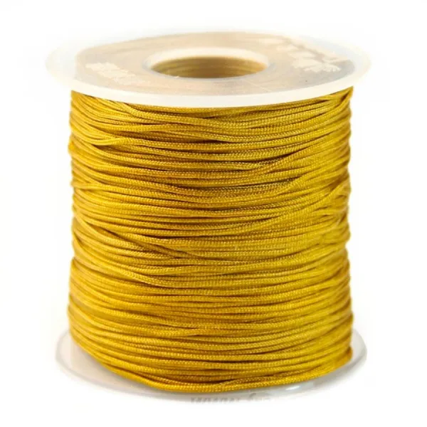 Fil polyester dore 0.8 mm x 5 m
