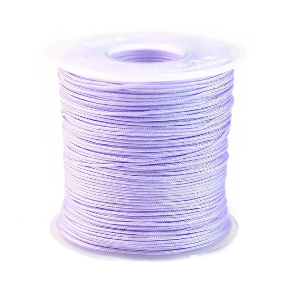 Fil polyester violet lilas 0.8mm x 5m
