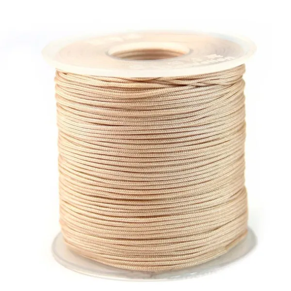 Fil polyester beige 0.8mm x 5m