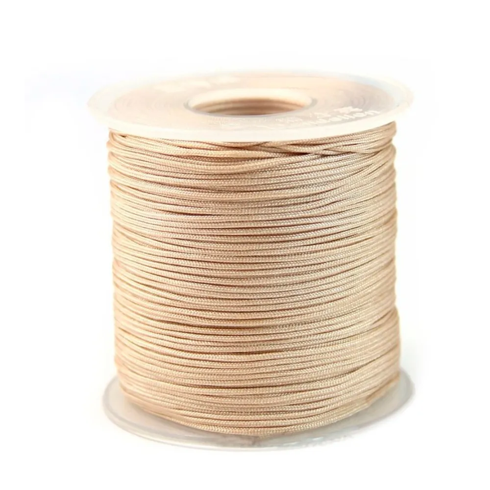 Fil polyester beige 0.8mm x 5m