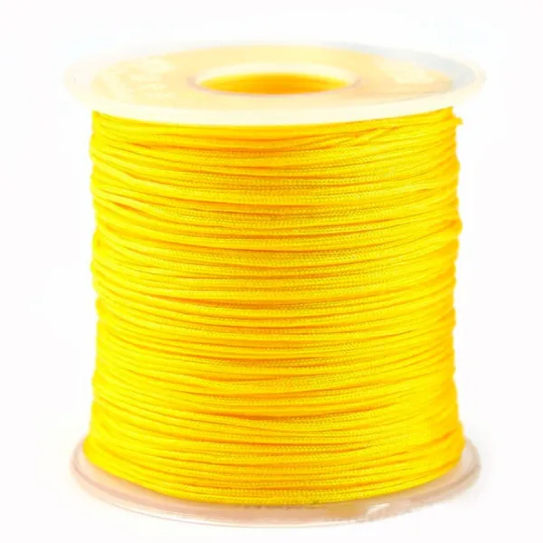 Fil polyester Jaune 0.8 mm x 5 m