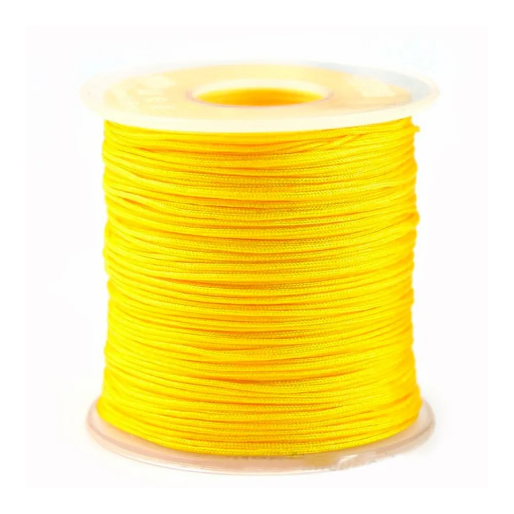 Fil polyester Jaune 0.8 mm x 5 m