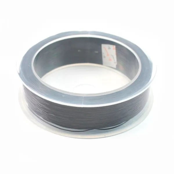 Fil élastique noir 0.5mm x 100m 