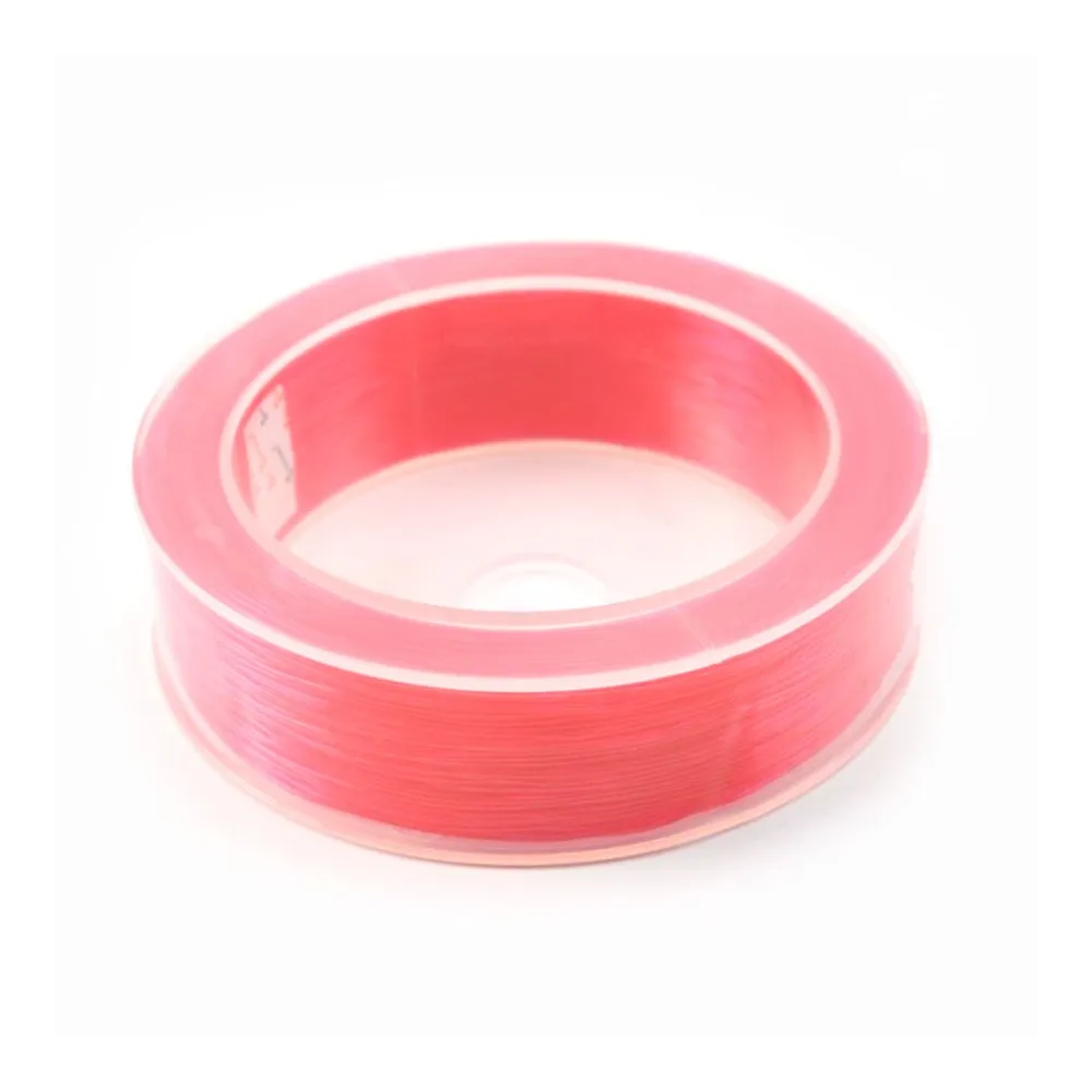 Fil élastique rouge 0.5mm x 100m 