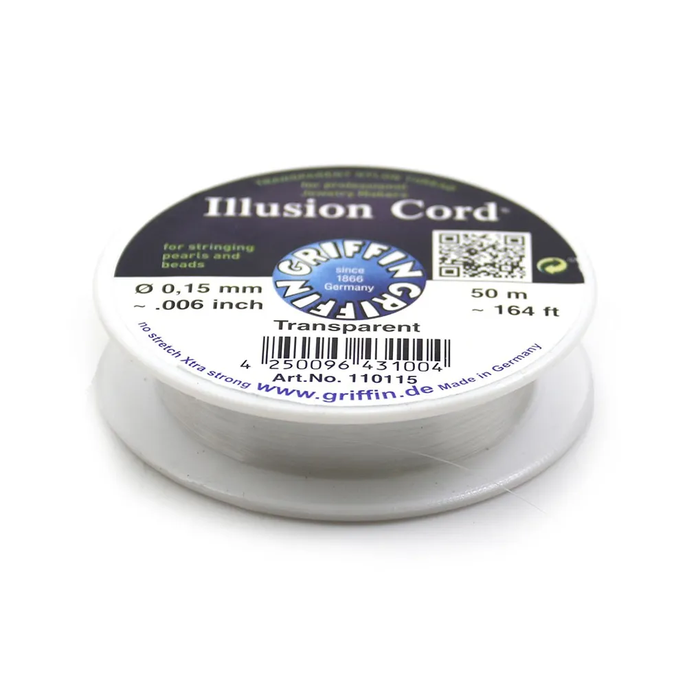 Fil Griffin nylon transparent 0.15mm x50m