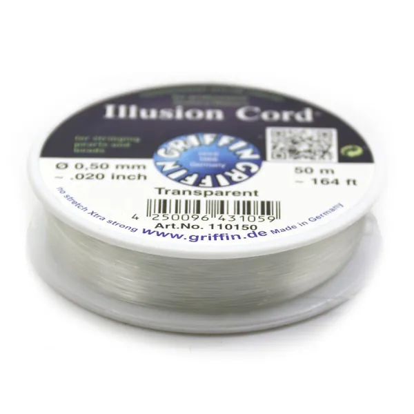 Fil Griffin nylon transparent 0.5mm x50m