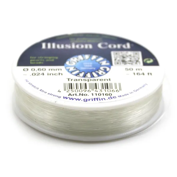 Fil Griffin nylon transparent 0.6mm x50m