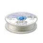 Fil cablé 19 brins gainé nylon plaqué argent 0.6mm x 9.15m