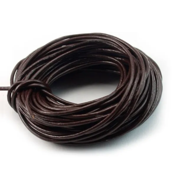 Fil leather  brown 1.0mm x 1m