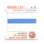 Fil du soie 0.3mm bleu x 2m