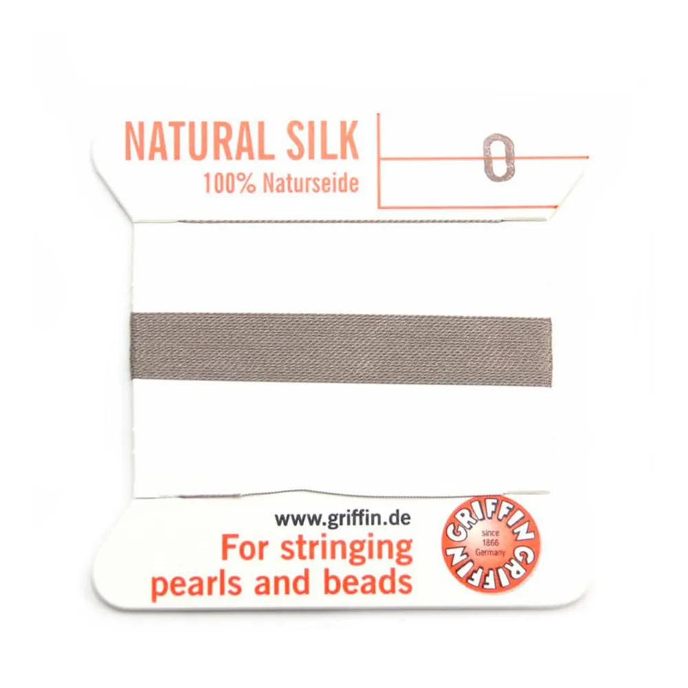 Fil du soie 0.3mm gris x 2m