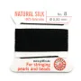 Fil du soie 0.8mm noir x 2m