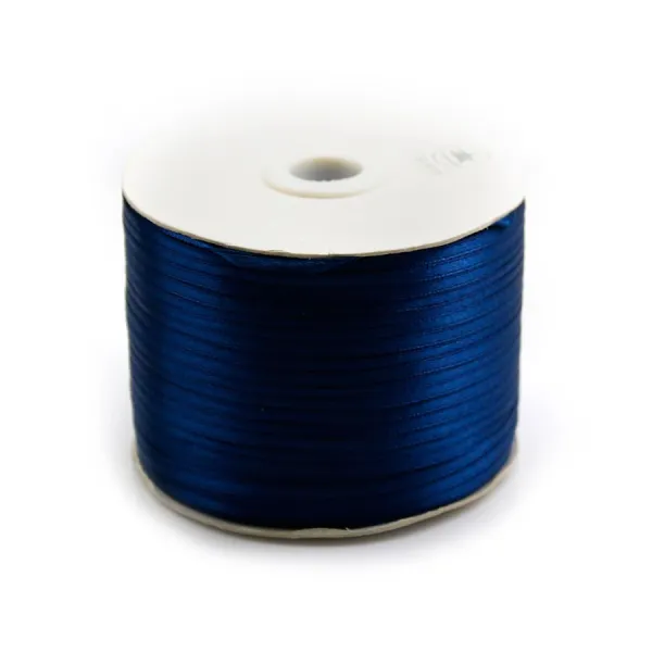 blue  Double face satin  Thread polyester 3mm x 5 m