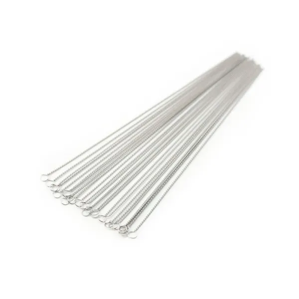 Aiguille torsadée pour perles 0.50 x 96mm x 5pcs